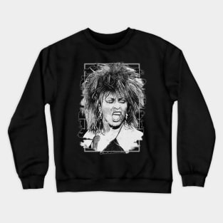 Tina turner \ Brush Art Crewneck Sweatshirt